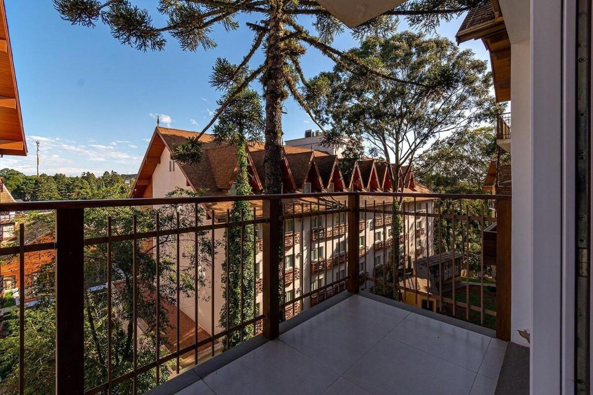 Ferienwohnung Rosa Edificio Casa De Pedra Gramado Exterior foto