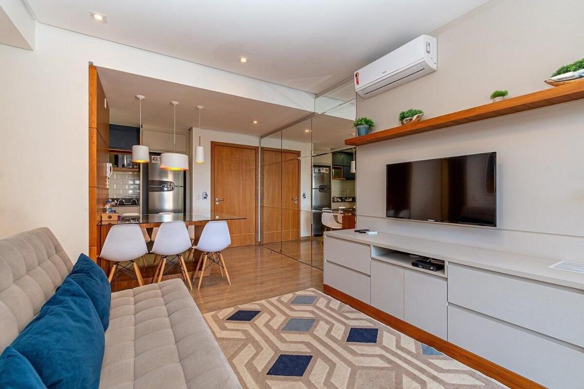 Ferienwohnung Rosa Edificio Casa De Pedra Gramado Zimmer foto